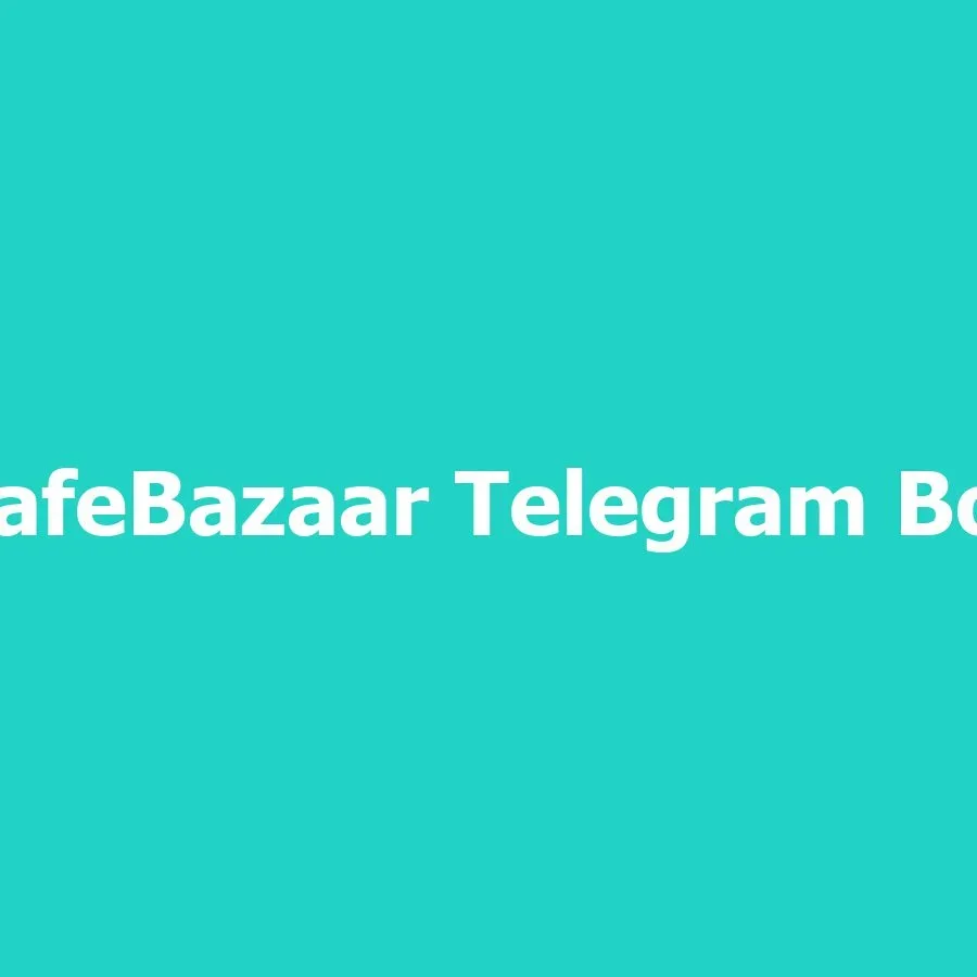ربات فروش تلگرامی کافه‌بازار
